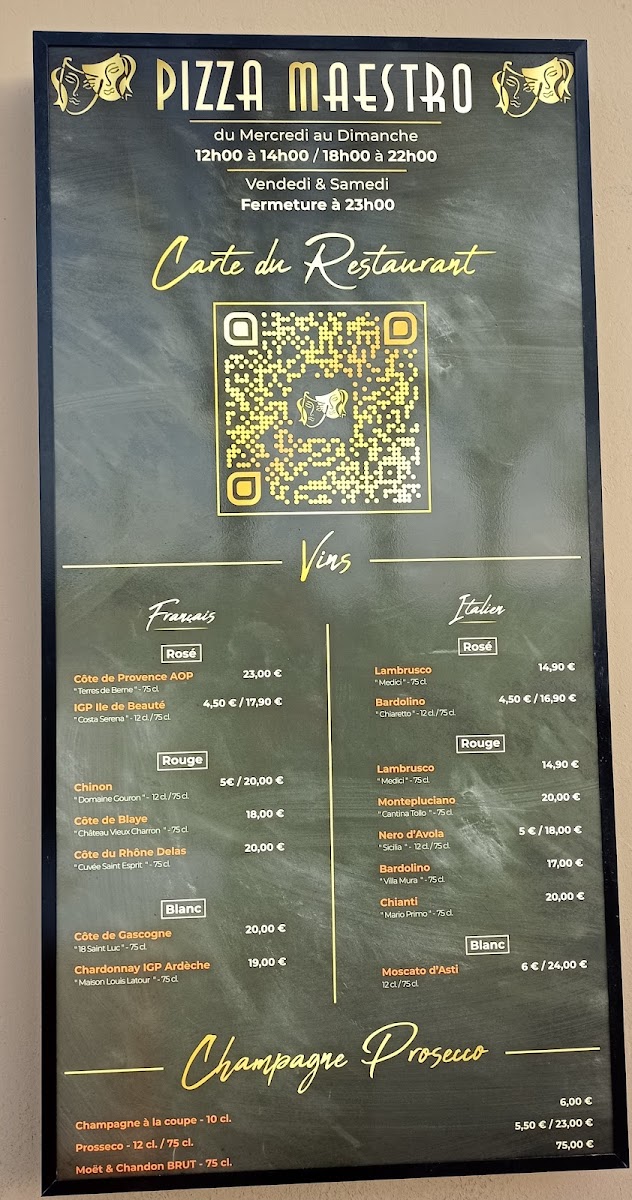 Menu Pizza Maestro Montluçon-4